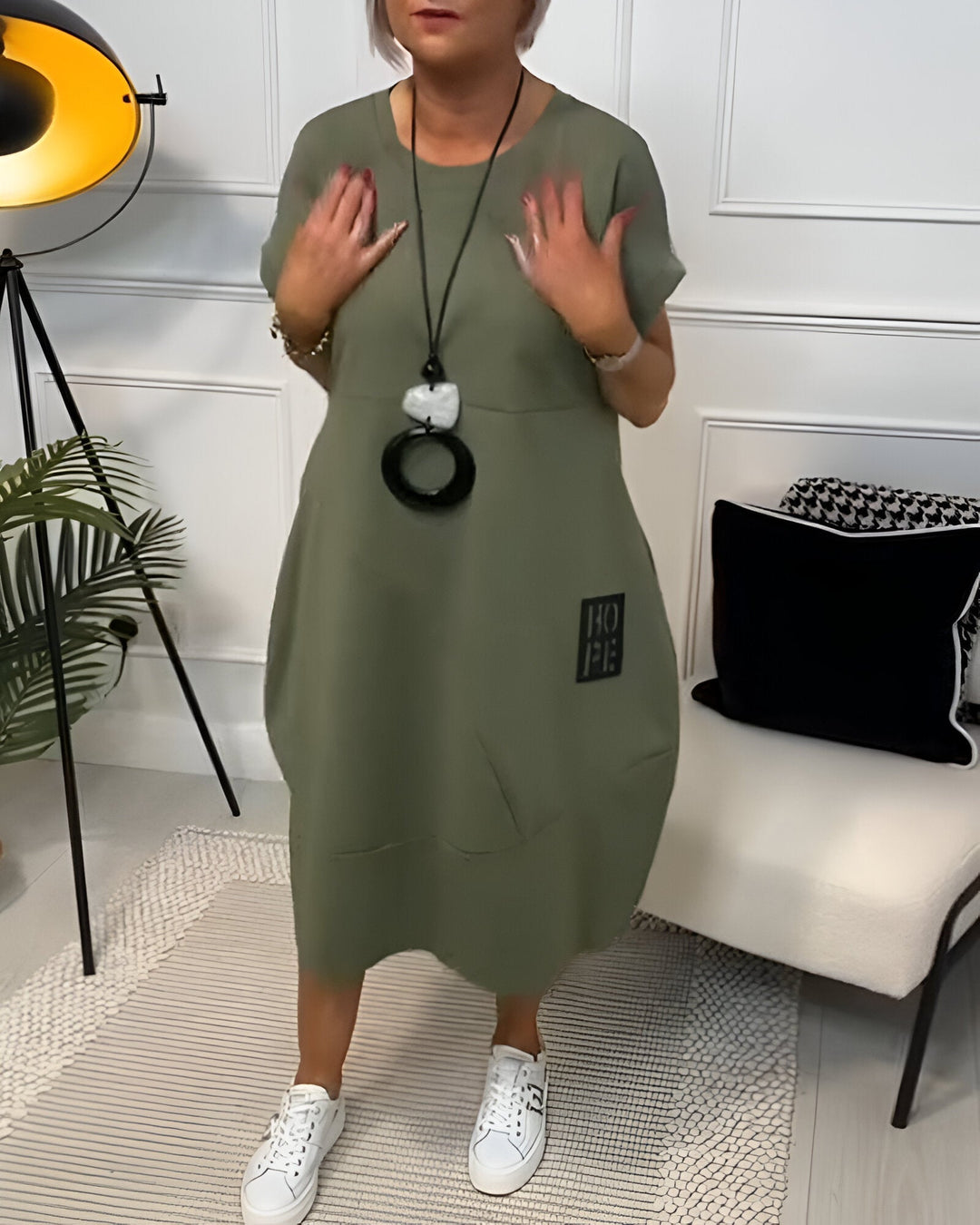 Bessie – Comfortable Midi Dress