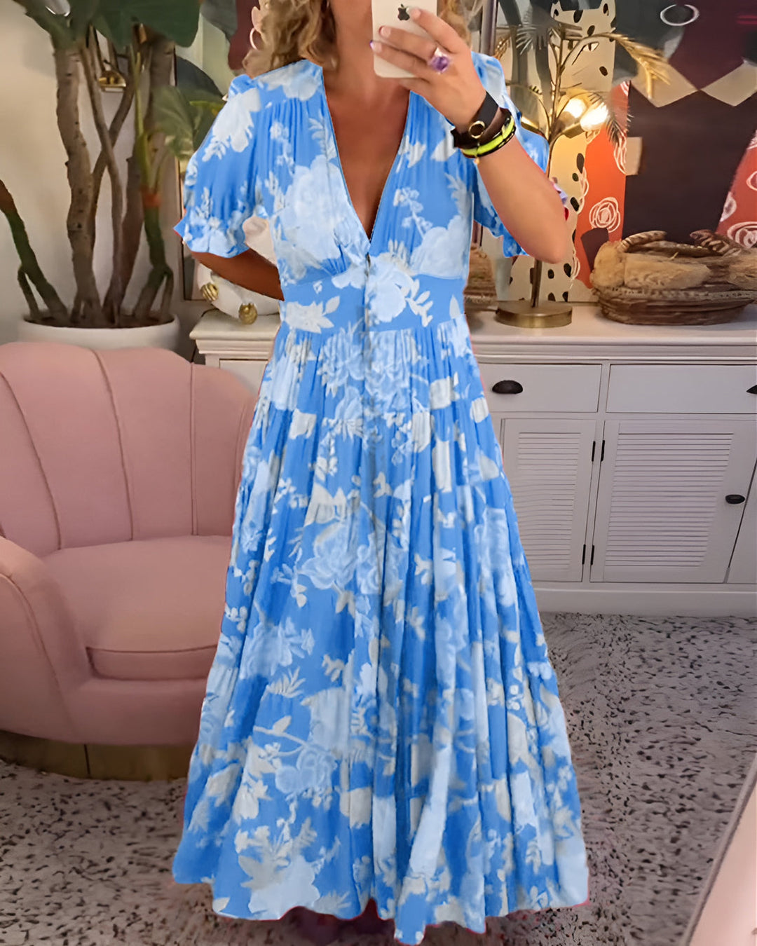 LANA – MAXI SUMMER FLORAL DRESS