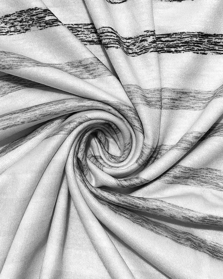 Evelyn – Round Neck Short Sleeve Striped T-Shirt