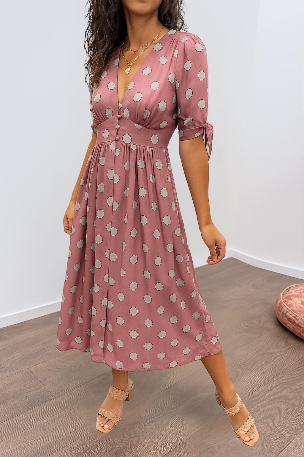 MAYA – MIDI DRESS POLKA SPOTLIGHT