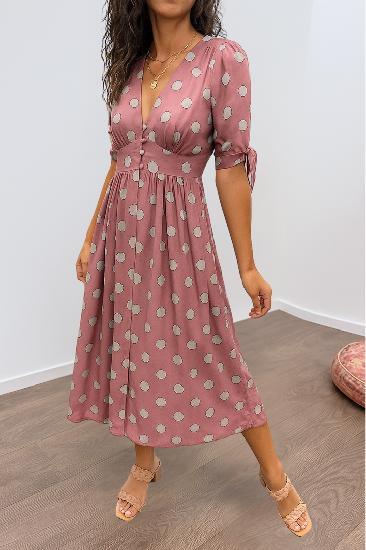 MAYA – MIDI DRESS POLKA SPOTLIGHT