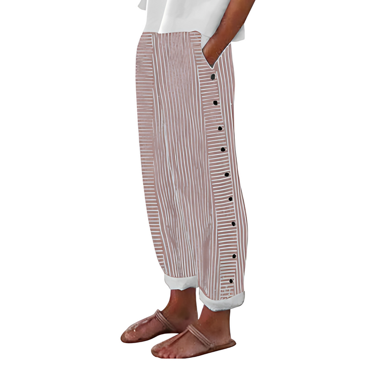 Dagny | Elegant Summer Stripe Pants