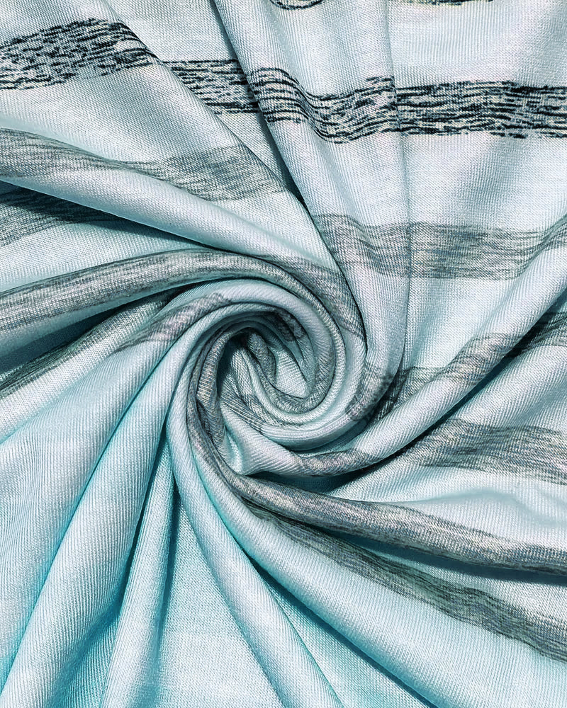 Evelyn – Round Neck Short Sleeve Striped T-Shirt