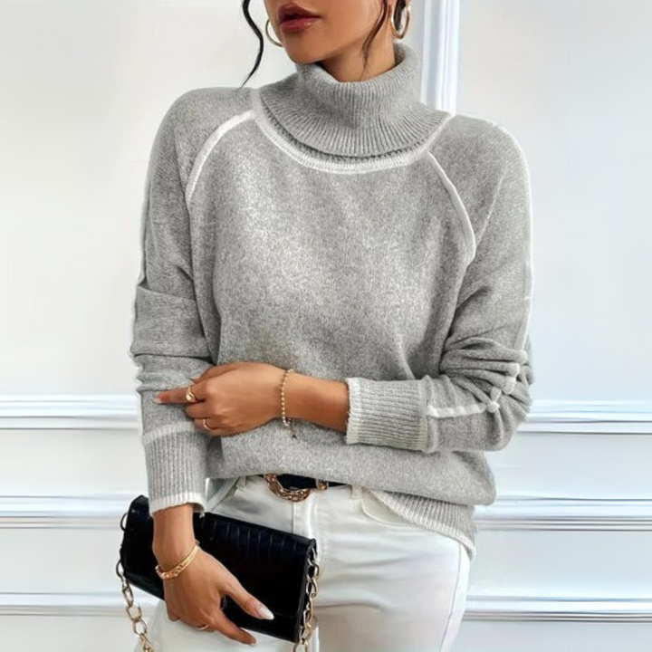 AURORA | Elegant Pullover with Collar