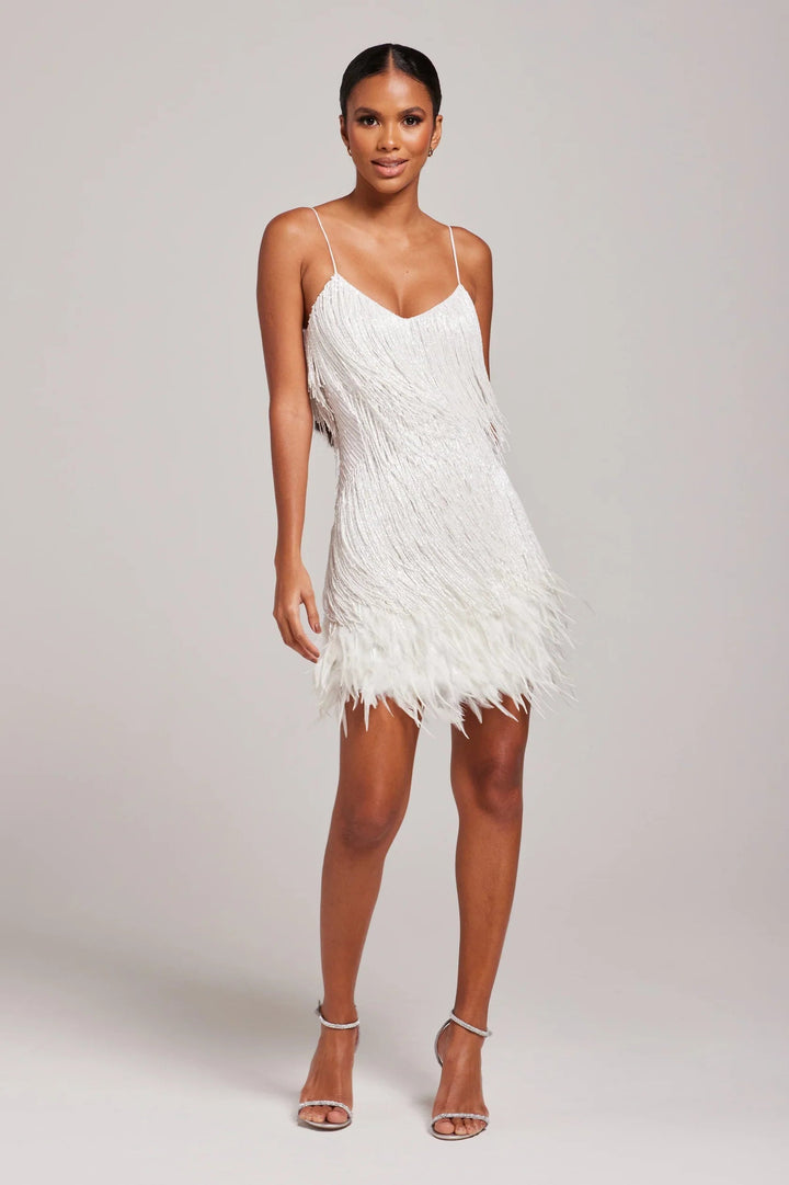 ALEXIS – MODERN FEATHERED PARTY DRESS FOR A NIGHT OUT