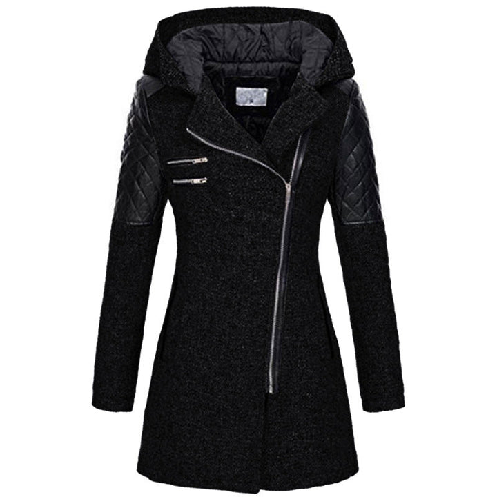 Zoë™ – Elegant Winter Jacket with Asymmetrical Zipper