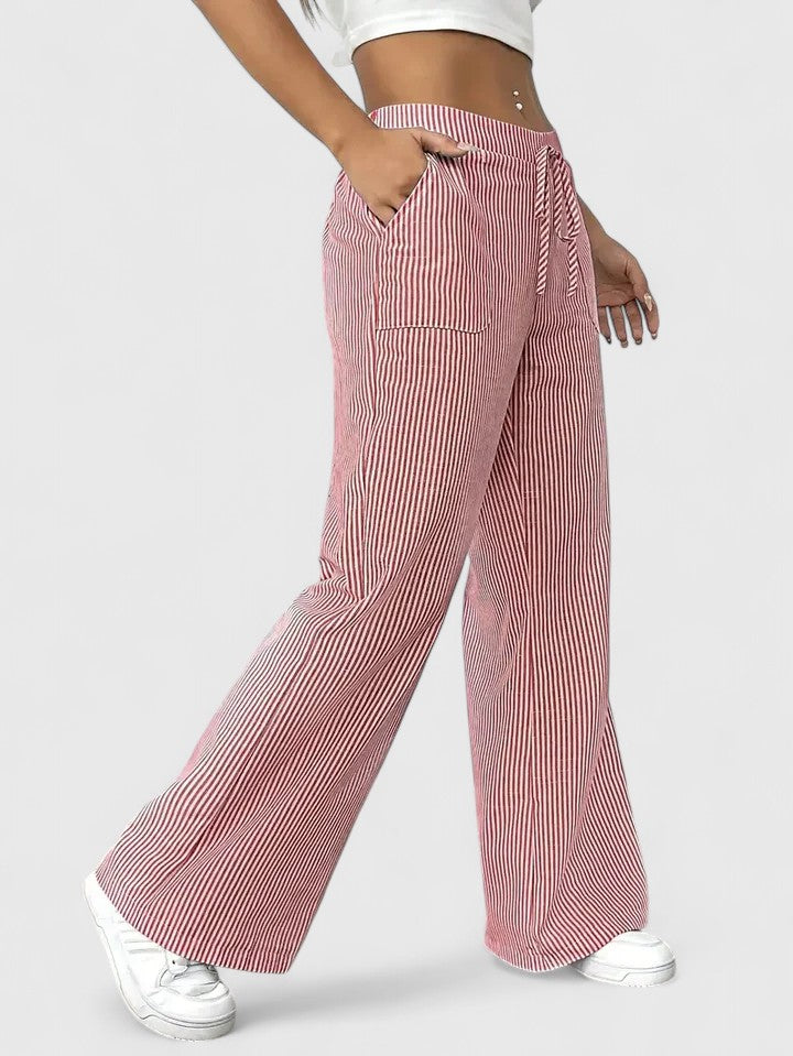 SIERRA – STRIPED FLOW LOUNGE PANTS