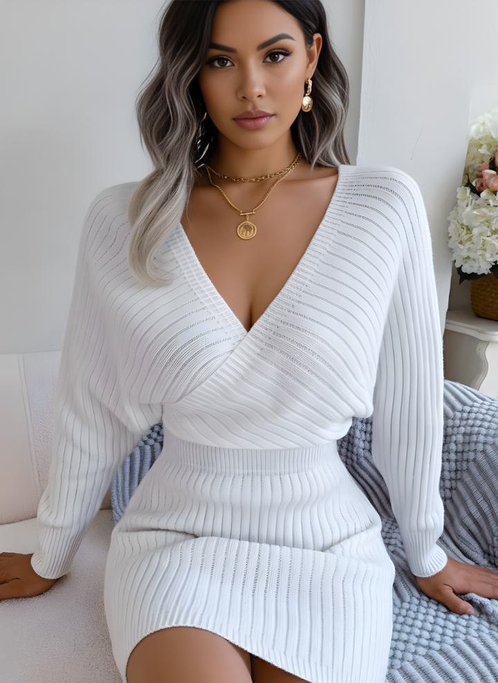 Bea | Sleeve Knit Bodycon Dress