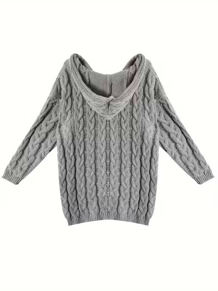 Mihaela | Informal Sweater with Long Sleeves Made of Knit
