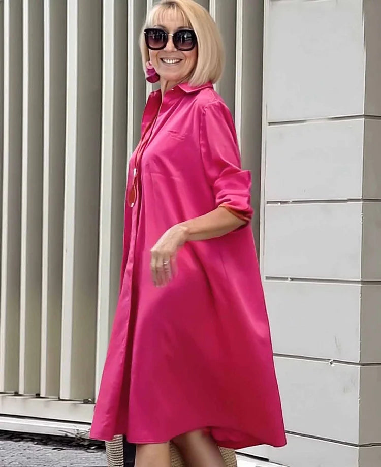 AMY – MODERN AND CHIC SHIRT DRESS