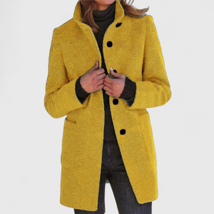 Simona | Classic Wool Blend Coat