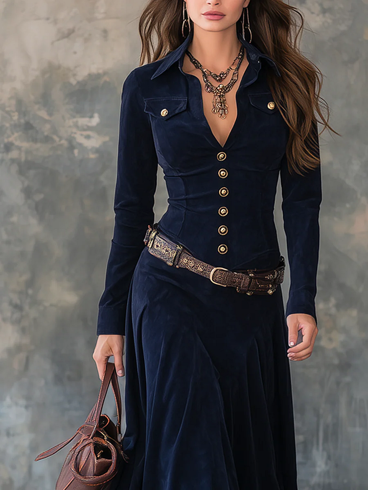 Dixie | Vintage Style Long Dress