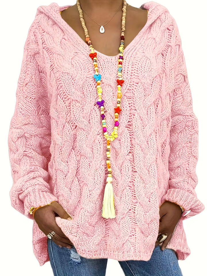 Mihaela | Informal Sweater with Long Sleeves Made of Knit