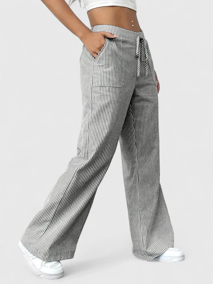 SIERRA – STRIPED FLOW LOUNGE PANTS