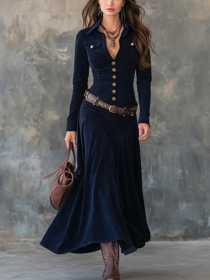 Dixie | Vintage Style Long Dress