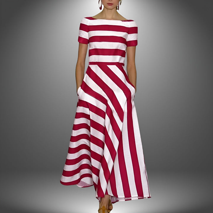Long Striped Dress for Women