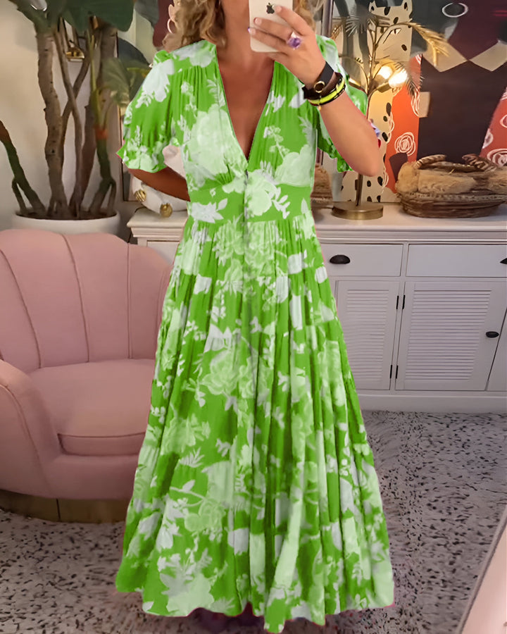 LANA – MAXI SUMMER FLORAL DRESS