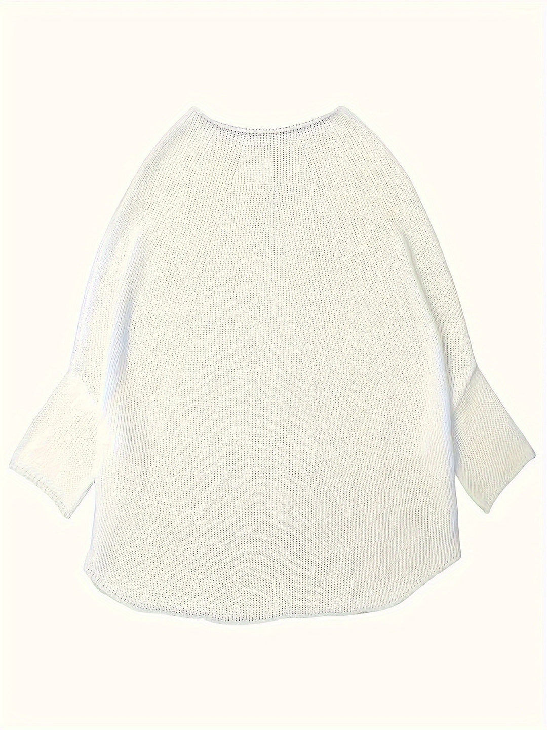 Natalie | Elegant Knitted Sweater with Batwing Sleeves