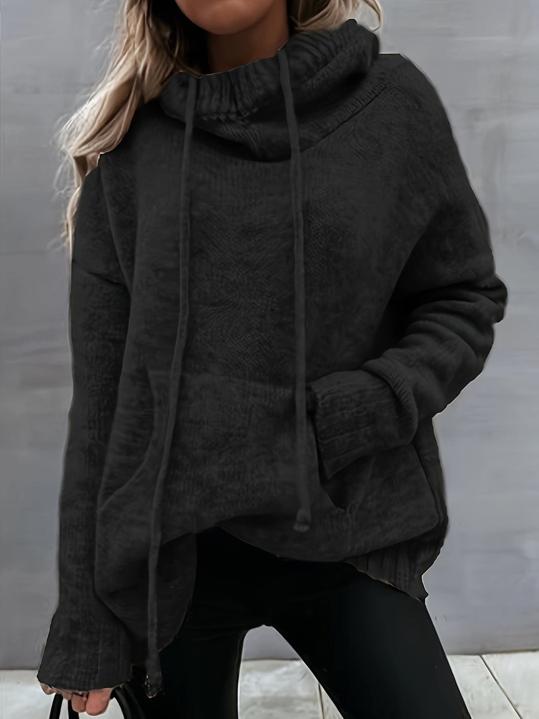 ZELINA | Long Sleeve Pullover with Pocket