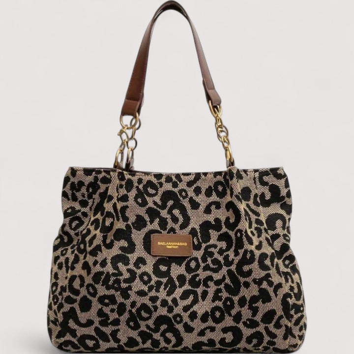 EDISONA | Leopard Print Shopping Bag
