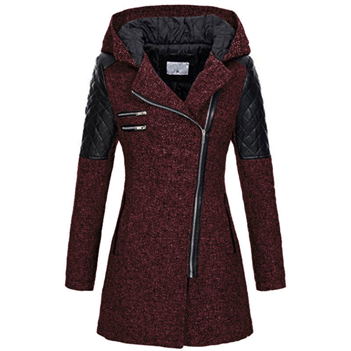 Zoë™ – Elegant Winter Jacket with Asymmetrical Zipper