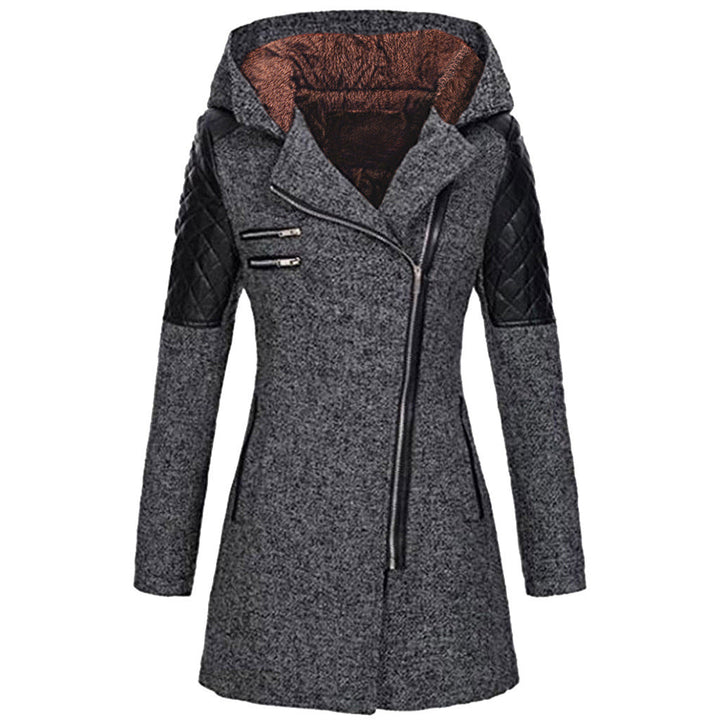 Zoë™ – Elegant Winter Jacket with Asymmetrical Zipper