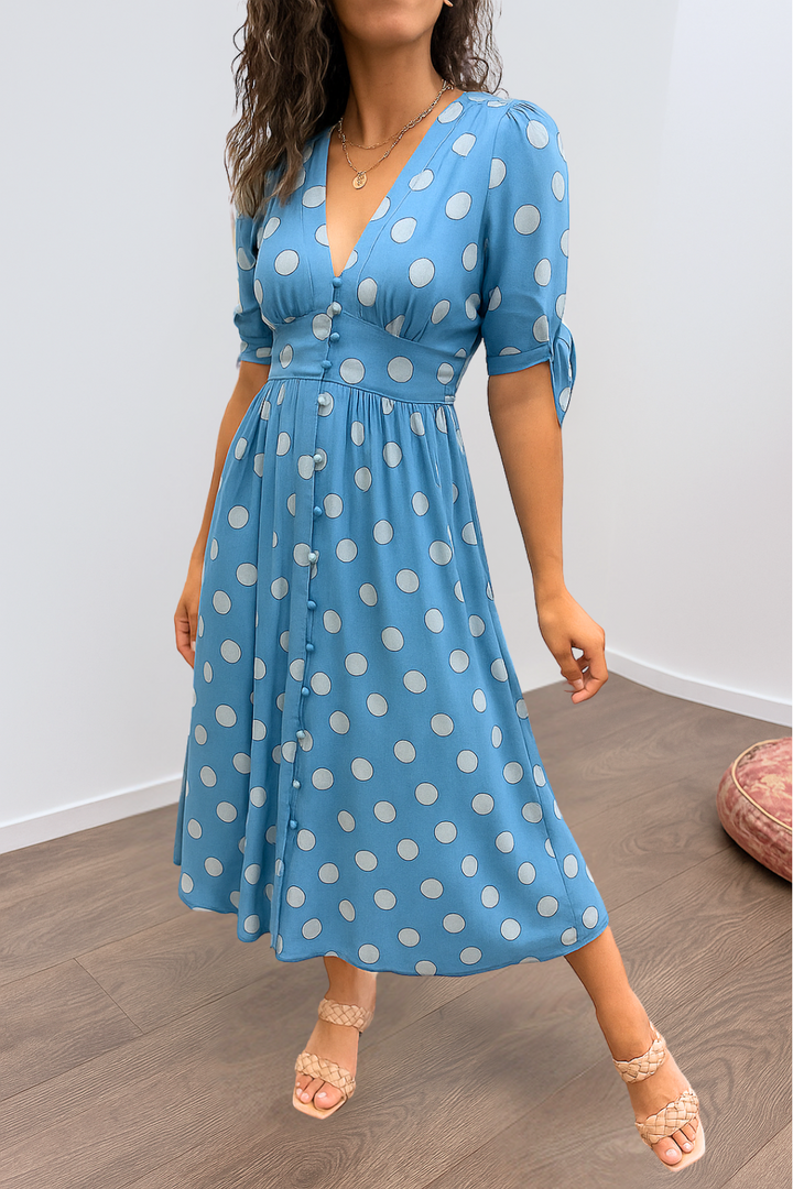 MAYA – MIDI DRESS POLKA SPOTLIGHT