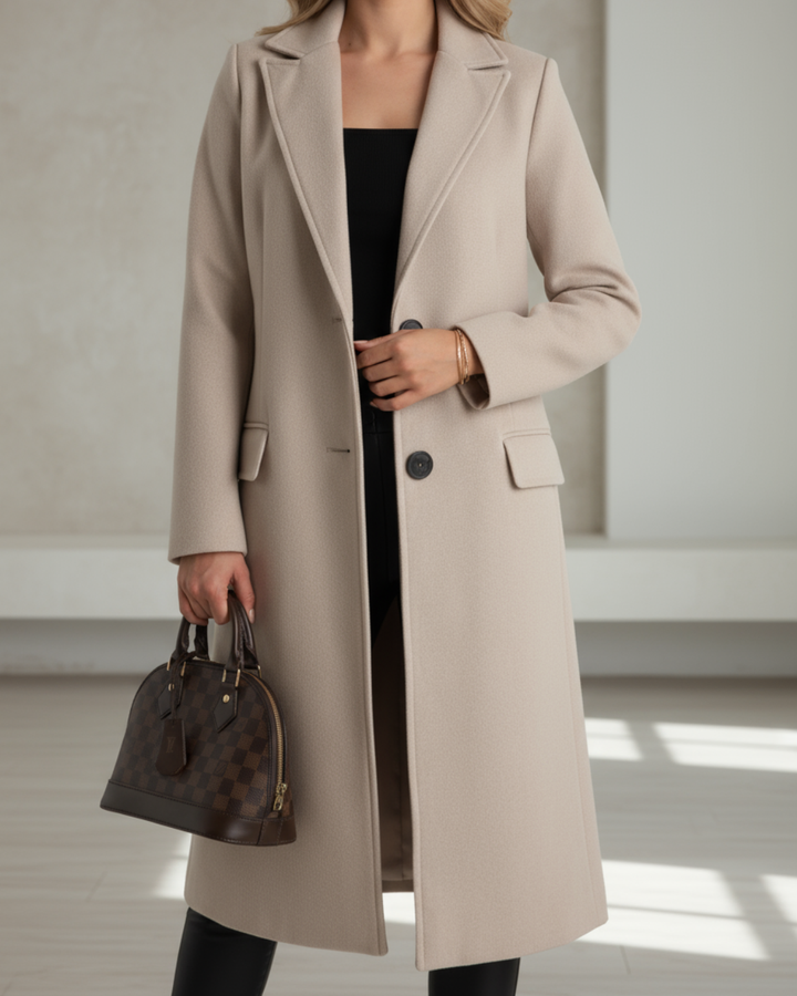 Jamie | Elegant Long Wool Coat