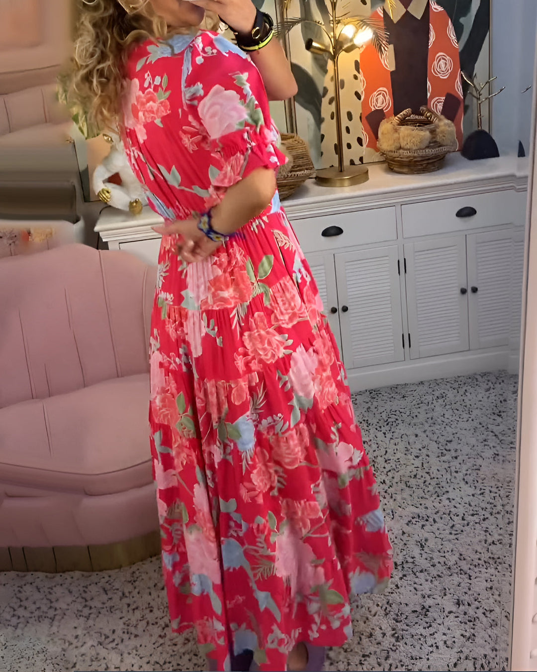 LANA – MAXI SUMMER FLORAL DRESS