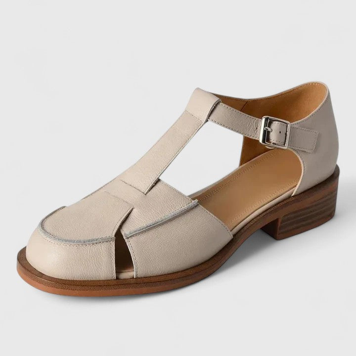 MARA – VINTAGE EDGE CU T-STRAP SANDALS