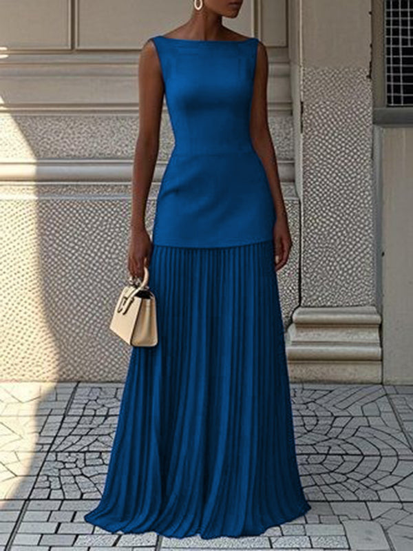 JULIET – MAXI DRESS WITHOUT SLEEVES WITH TIMELESS ELEGANCE