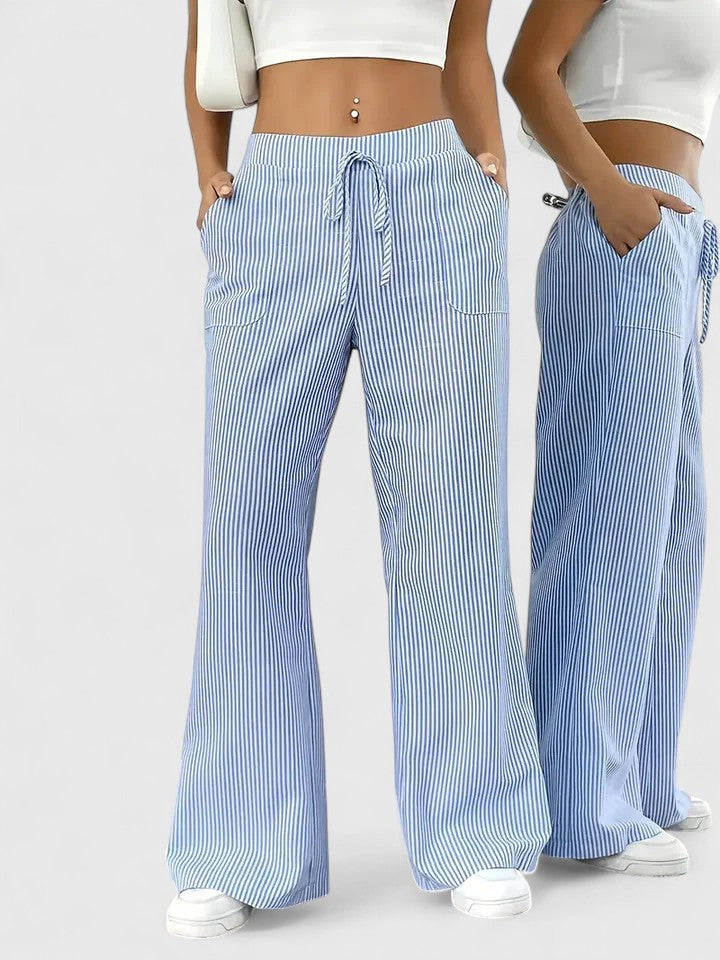 SIERRA – STRIPED FLOW LOUNGE PANTS
