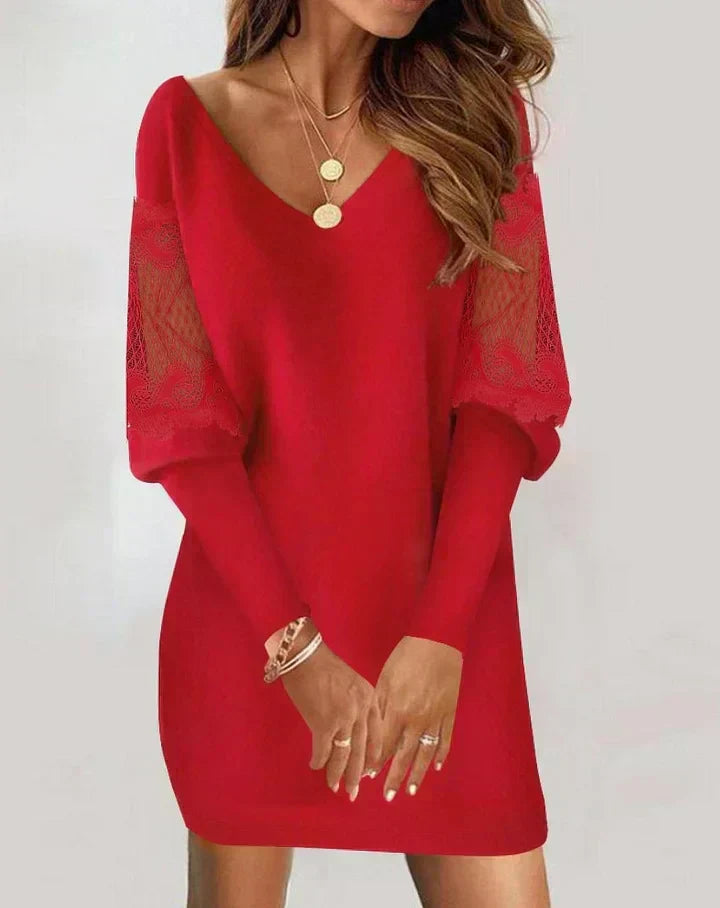 Shane - Long Sleeve Canvas Dress