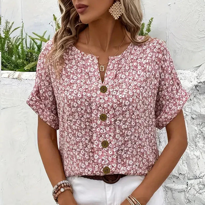 IZABELLA | Elegant Blouse with Floral Pattern