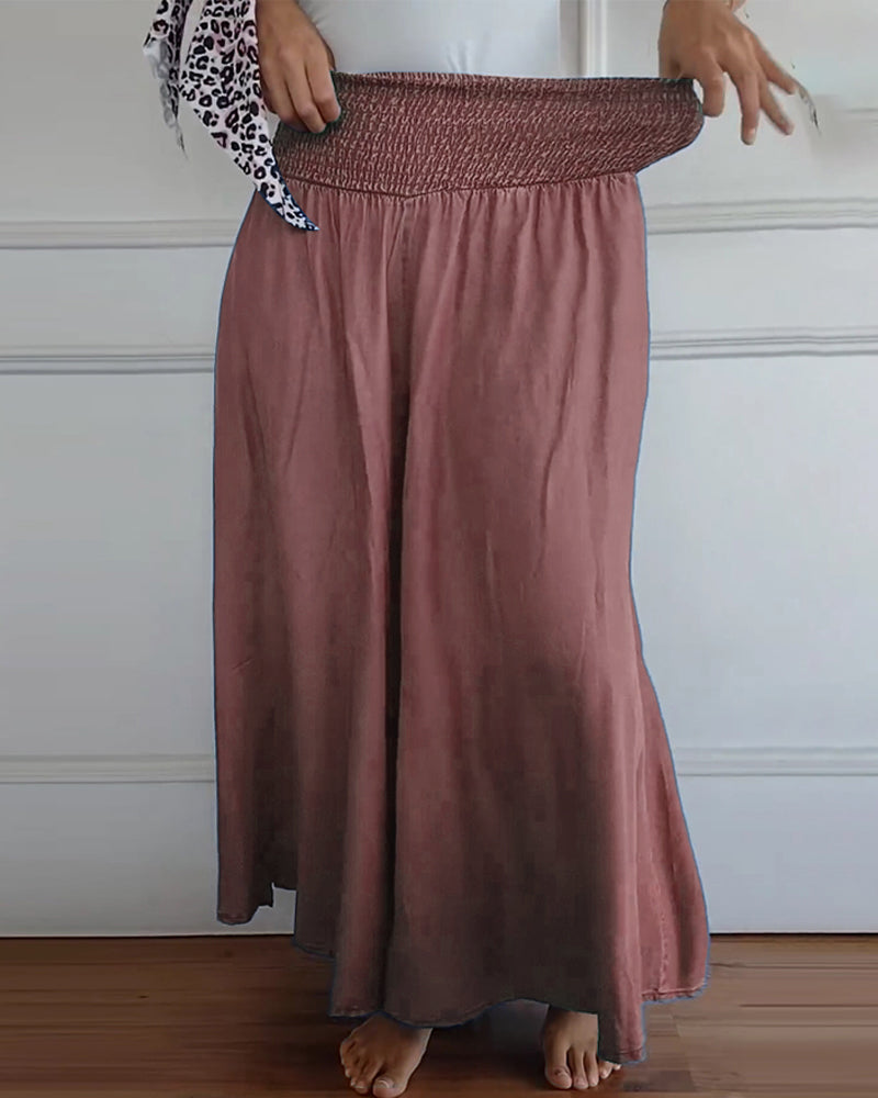 Reina - Comfortable Wide Leg Pants