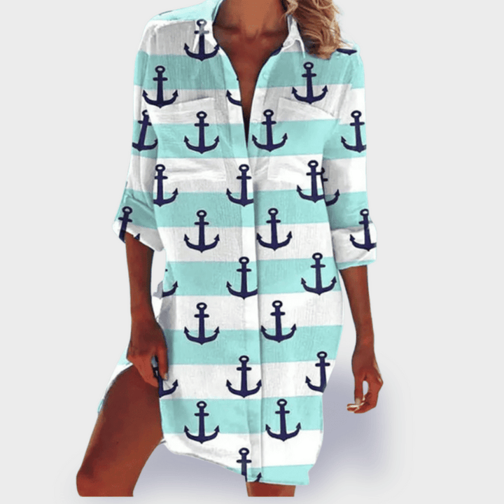 Tessa – Vibrant Print Summer Shirt