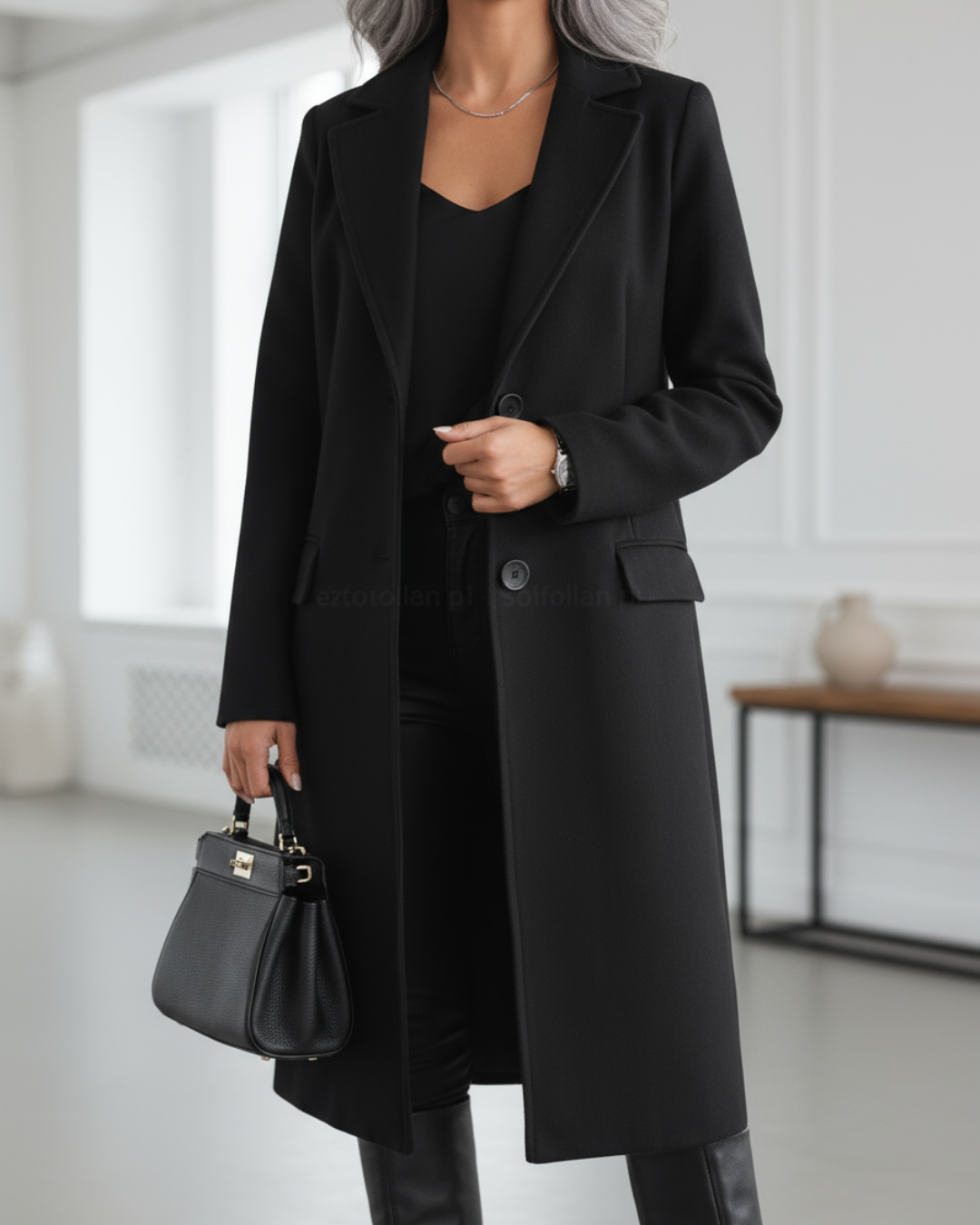 Jamie | Elegant Long Wool Coat