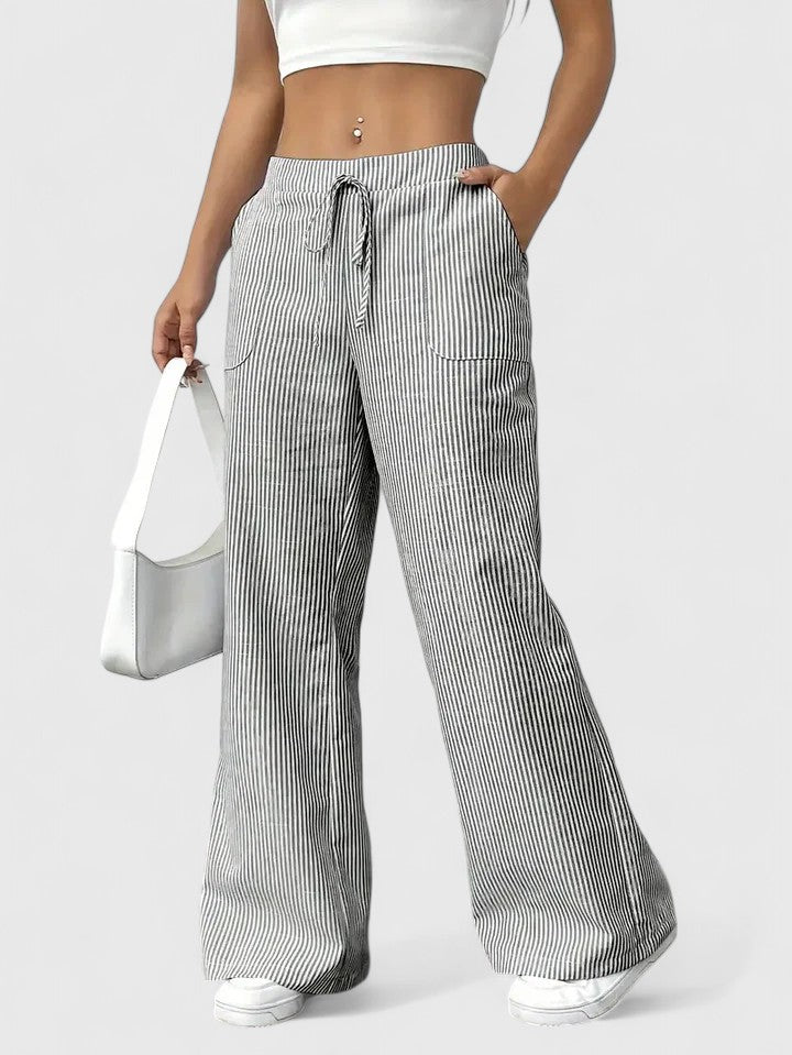 SIERRA – STRIPED FLOW LOUNGE PANTS