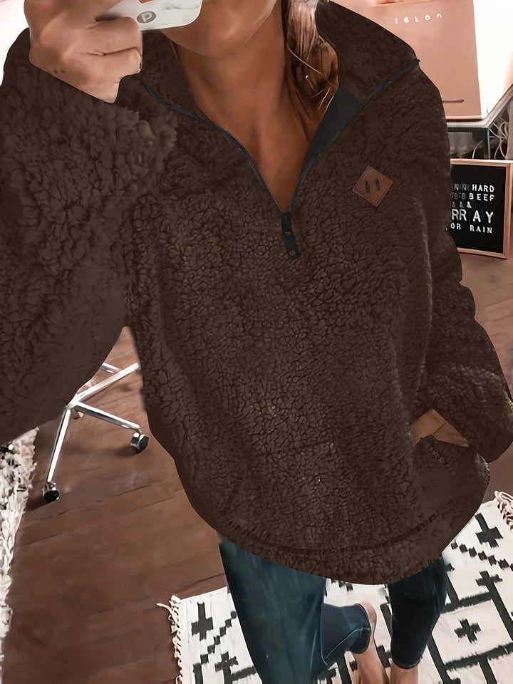 NOREEN | Teddy Zip Sweater