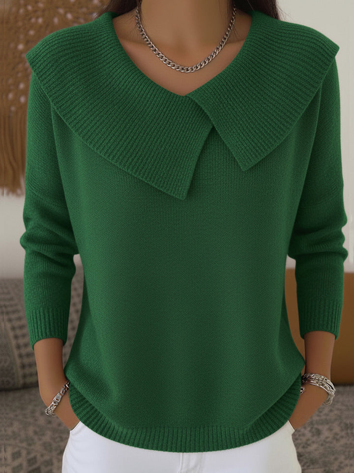 Charlotte | Warm Sweater with Soft Collar