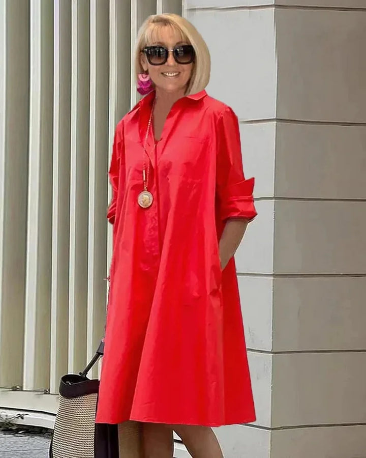 AMY – MODERN AND CHIC SHIRT DRESS