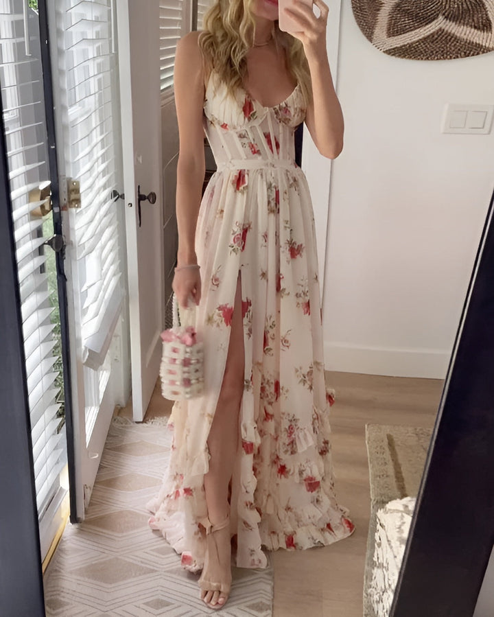 CHLOE – MAXI DRESS BLOOMING WHISPER