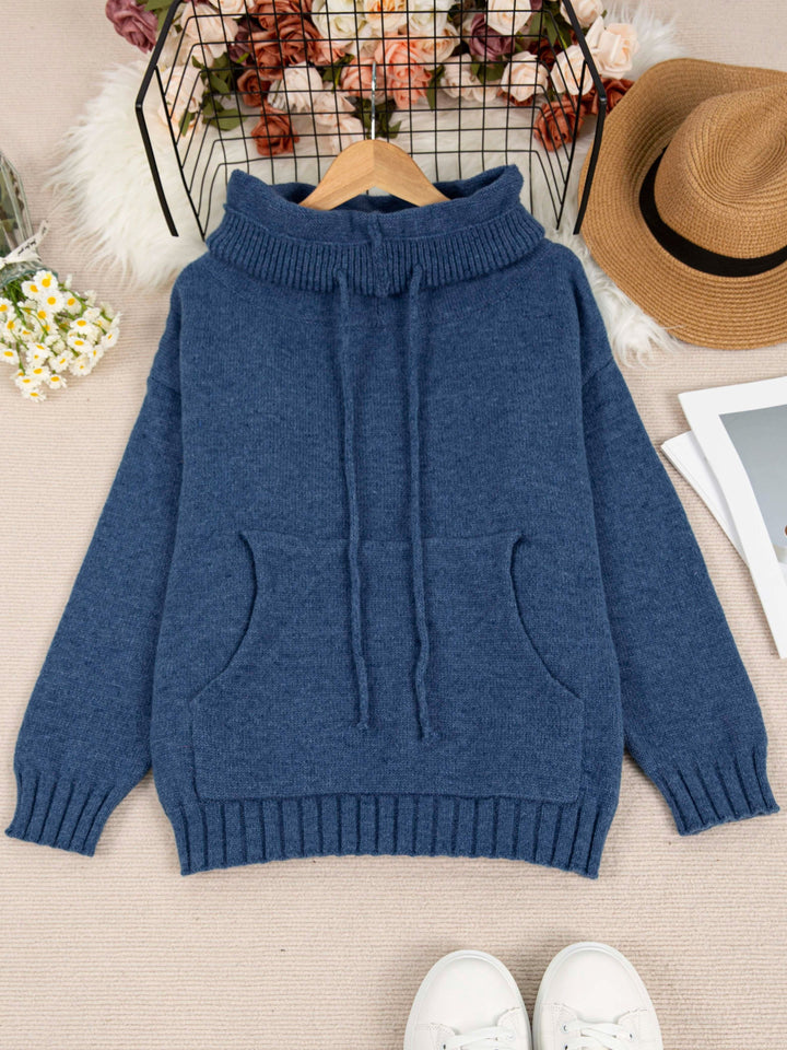 ZELINA | Long Sleeve Pullover with Pocket