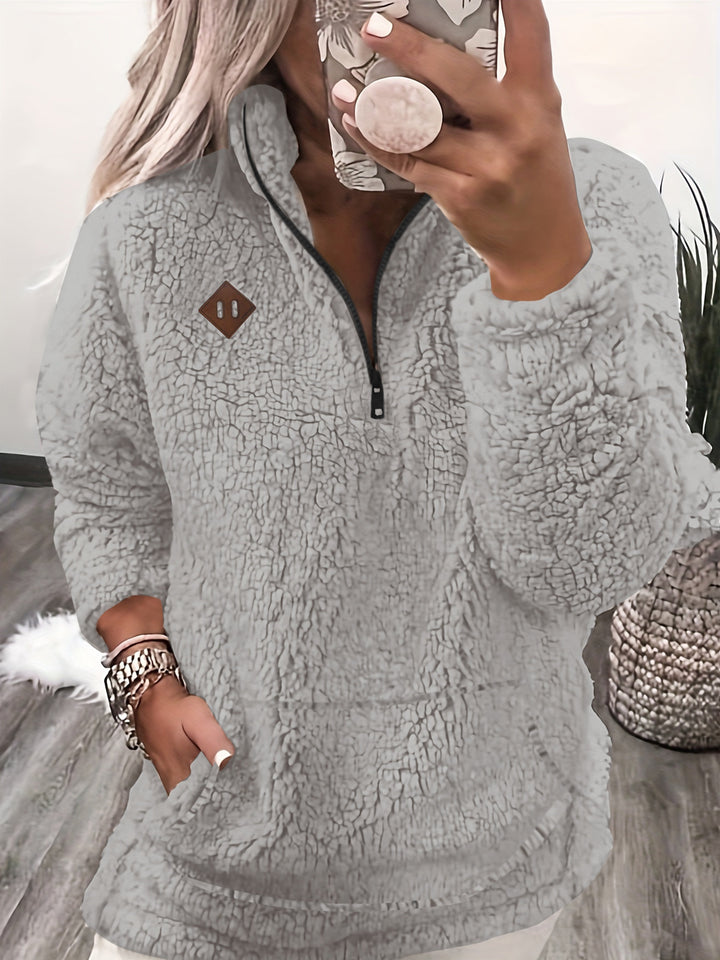 NOREEN | Teddy Zip Sweater