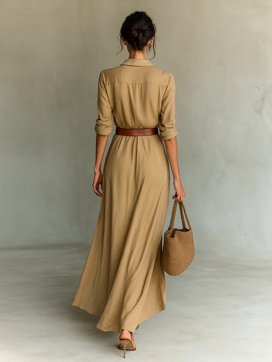 Runa | Custom Long Dress with Long Sleeves