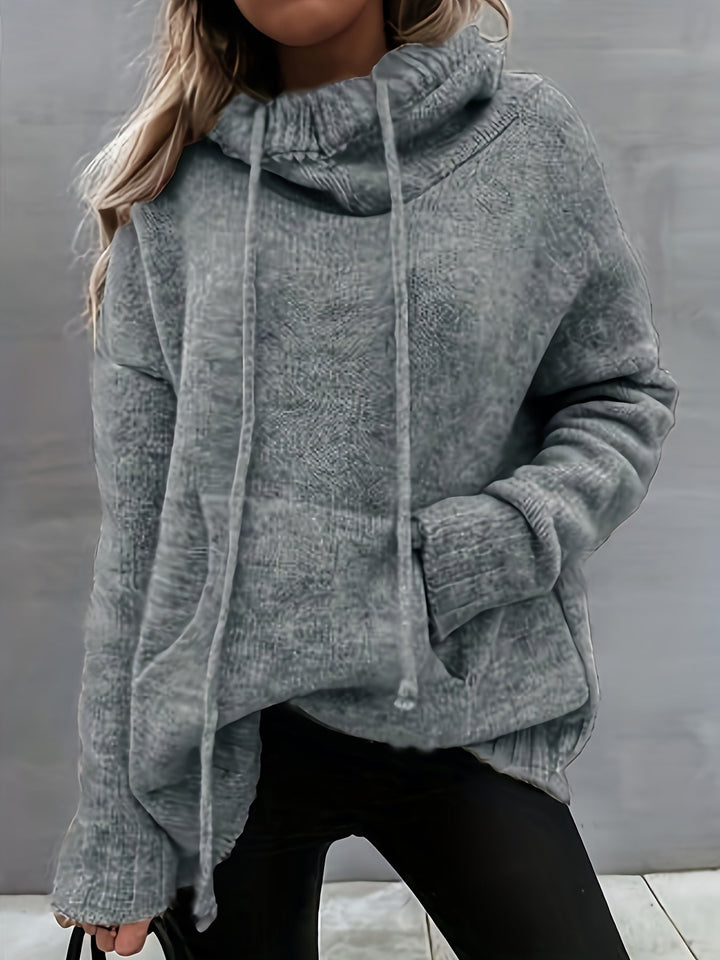 ZELINA | Long Sleeve Pullover with Pocket