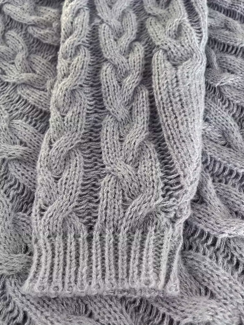 Mihaela | Informal Sweater with Long Sleeves Made of Knit