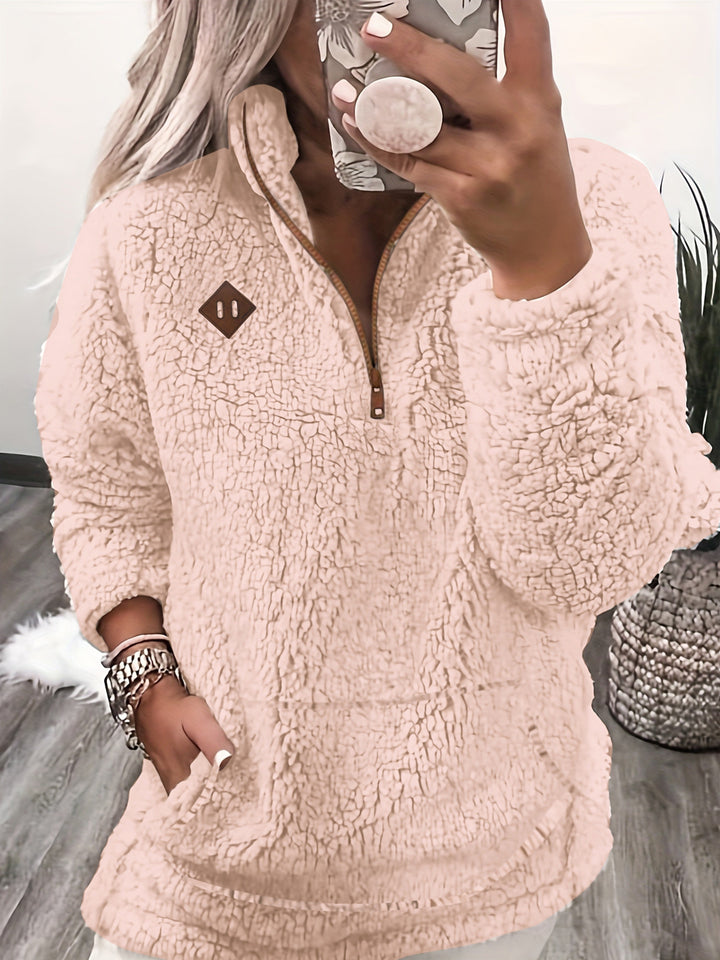 NOREEN | Teddy Zip Sweater