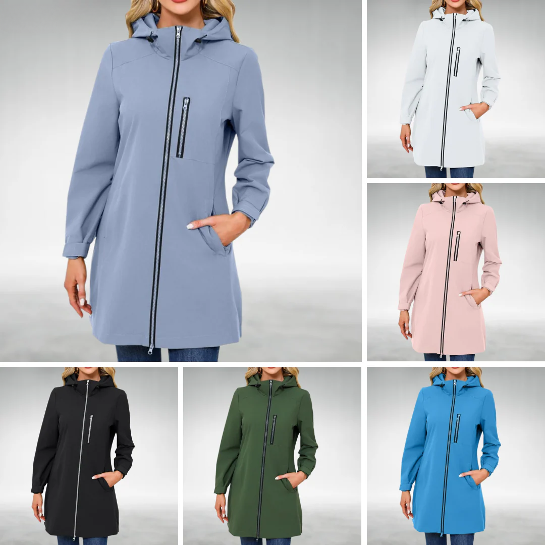 Ileana | Long Waterproof Jacket