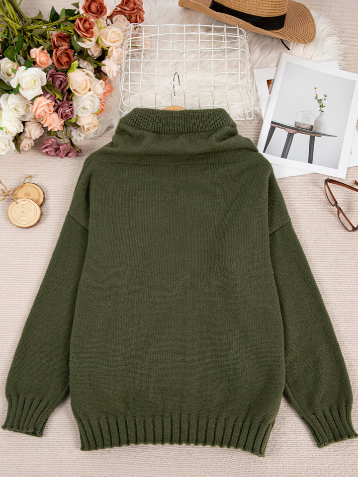 ZELINA | Long Sleeve Pullover with Pocket